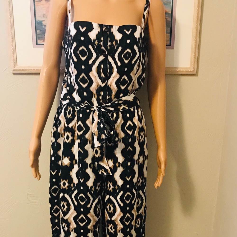 NWT I.N.C tribal pattern jumpsuit